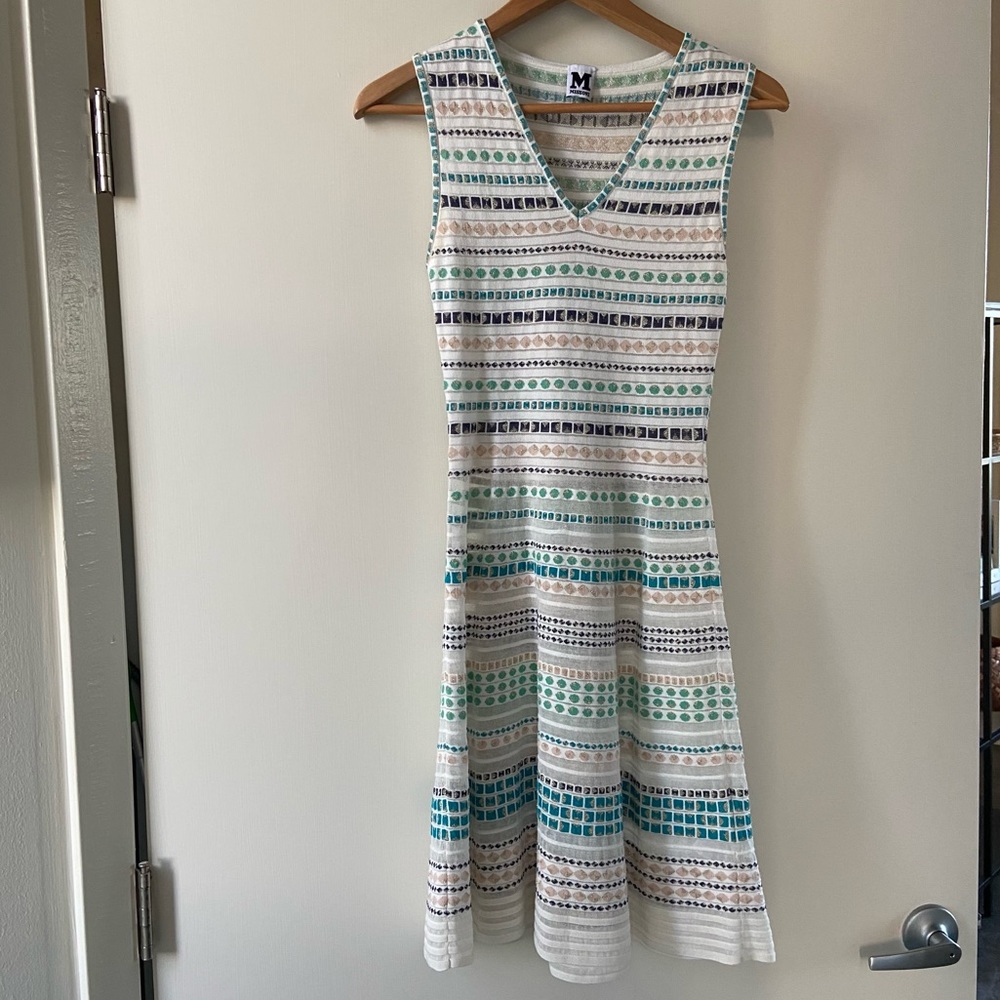 M by Missoni Multicolor Striped Dress
